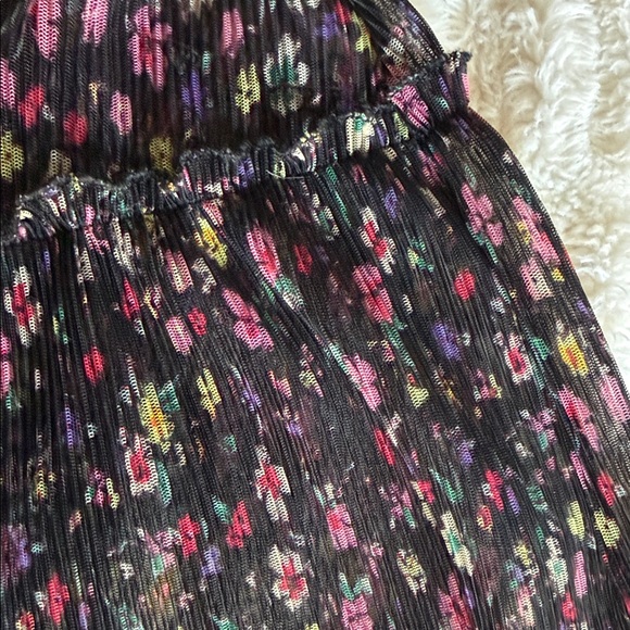 Zara Black Floral Kids Dress - Picture 3 of 4